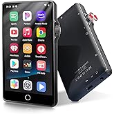 80GB MP3 Player with Bluetooth and WiFi, HOVOYNN MP3 Player with Spotify, Pandora,Amazon Music 4" Touch Screen Android Music MP4 Player with Libby, Audible,HiByMusic,FM Radio Bluetooth MP3 Player