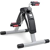 MARCYMarcy Magnetic Resistance Folding Exercise Bike with Transport Wheels - NS-653