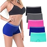 DEEP TOUCH Womens Seamless Underwear Boyshort Panties Boxer Briefs No Show Panty for Ladies Comfortable