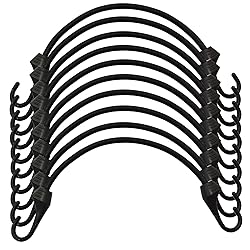 Joneaz Small Bungee Cords with Hooks 6