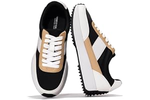 Project Cloud Womens Sneakers - Memory Foam Insole and Lightweight Spring Shoes - Non-Slip Lace Up Trendy Shoes - Fashion Sneakers for Women 2025