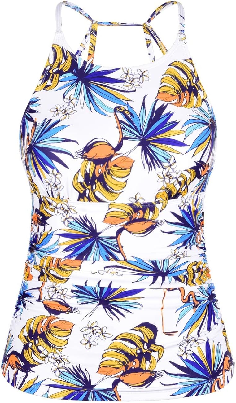 slimming tankini tops