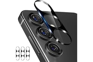 imluckies 3 Packs for 6.2" Samsung Galaxy S25 Camera Lens Protector Tempered Glass, 9H Anti-Scratch & HD Clear, Easy to Insta