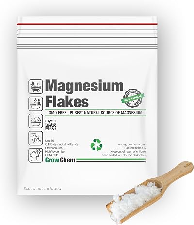 Grow Chem Magnesium Flakes 2KG Dead Sea Magnesium Chloride Bath Salts