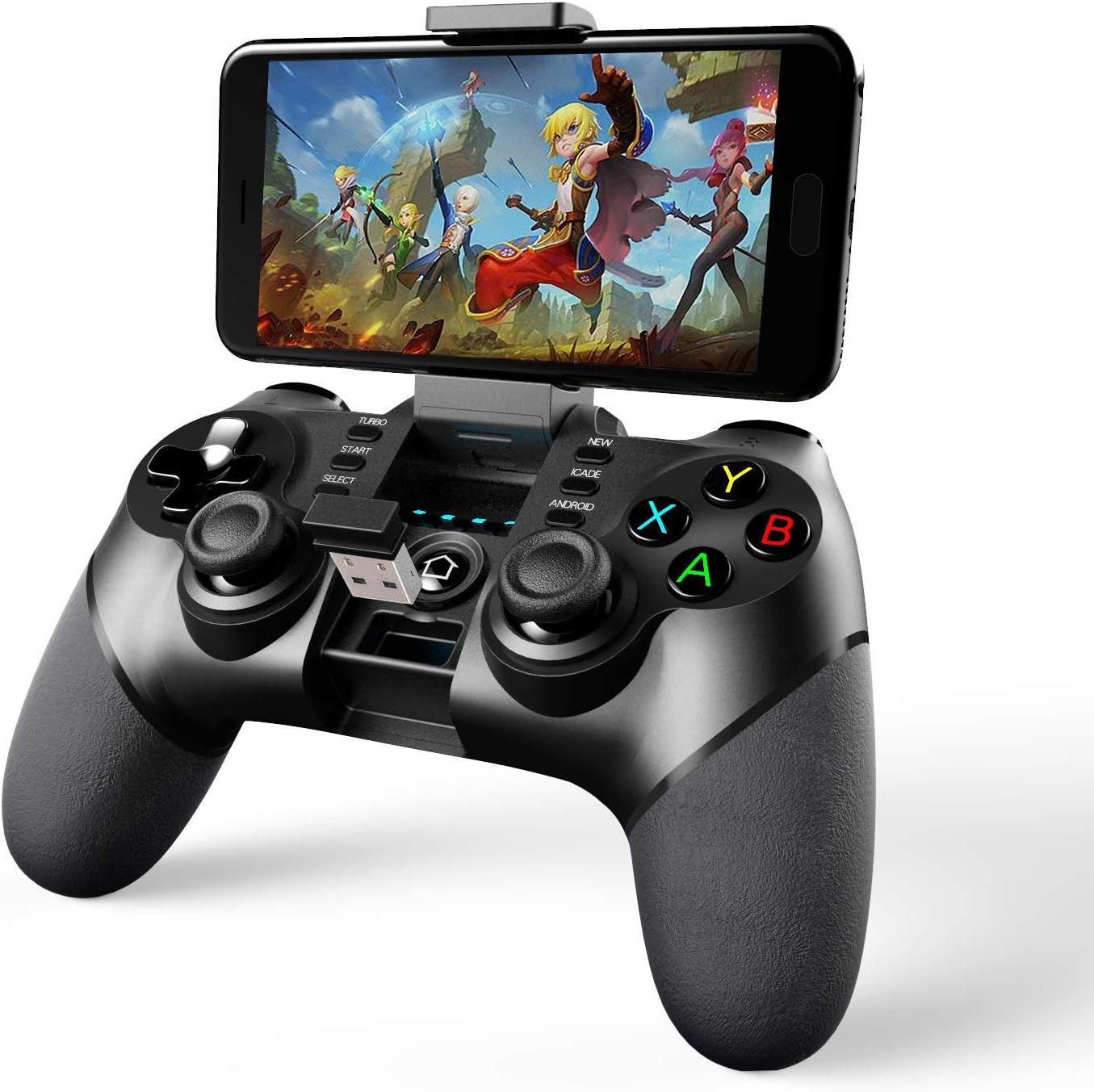 Amazon Com Ipega 9076 Multi Functional Bluetooth 2 4g Wireless Game Controller For Android Windows Pc Ps3 Computers Accessories