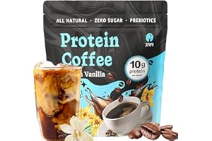 JRR French Vanilla Protein Iced Coffee | Cold Brew with Whey Protein and Natural Vanilla Flavor | Low Carb, No Added Sugar, No Artificial Sweeteners or Flavors | 20 Servings (1pc)