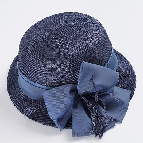 Amazon Co Jp Hlwawa ハット女性の夏のエレガントなサンバイザーファッションわら日 ホーム キッチン