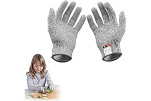 1 Pairs Cut Resistant Gloves, BetterJonny High Performance Level 5 Protection Food Grade Safe Cut Resistant Gloves for Cookin
