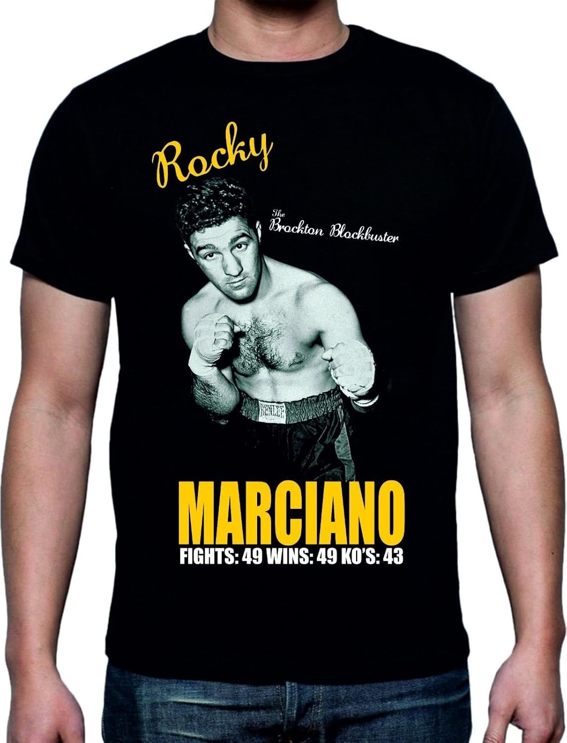 Rocky Marciano TShirt, Boxing Legend, (XXL) Amazon.co.uk Clothing
