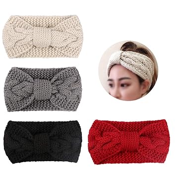 Amazon Com Jaciya Crochet Turban Headband Womens Winter Amazon Com Jaciya Crochet Turban Headband Womens Winter