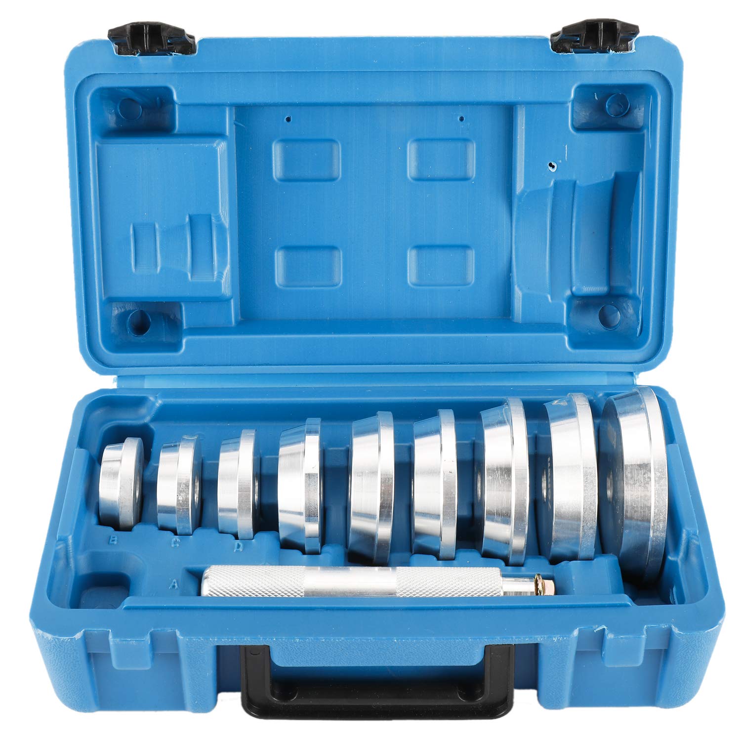 FreeTec 10Pc Aluminum Medium& Big Wheel Bearing Race Seal Bushing Driver Removal Tool