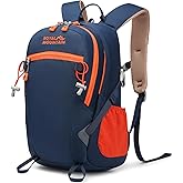 Small Hiking Backpack With Rain-cover, 20L Travel Backpacks For Women Men, Camping Daypack Backpacks Lightweight, Durable Hiking Backpack Fit For Camping, Daily Commuting, Short Trips (Navy Blue)