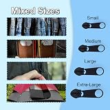 iwiio Zipper Pull Replacement Kit - 8Pcs Metal Zip Pullers for Repair view 7