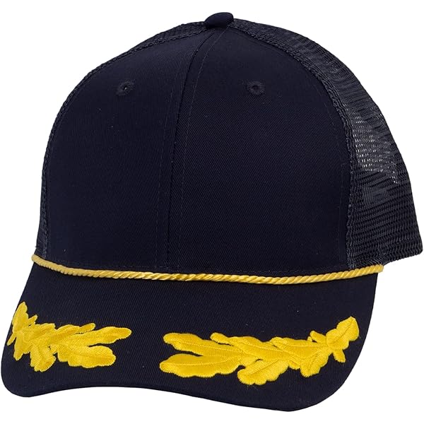 TOP HEADWEAR Nautical Captain Hat - Navy at Amazon Men's