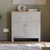 Vida Designs Arlington Sideboard Grey Oak 2 Drawer 2 Door Buffet Table view 2