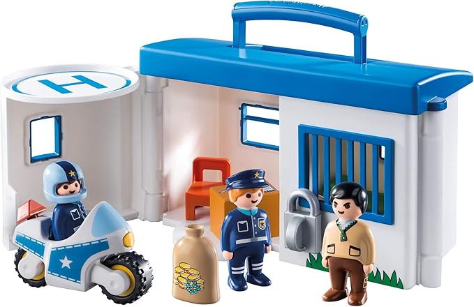 comisaria maletin playmobil amazon
