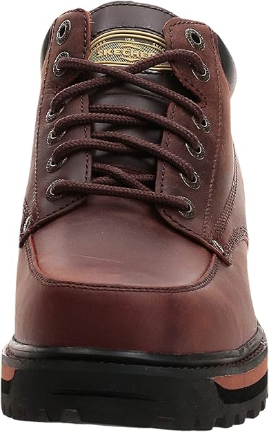 skechers usa men's mariner utility boot black