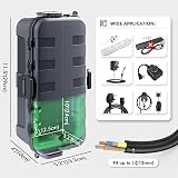 Restmo 2-Piece Outdoor Waterproof Electrical Box IP54 Gray 29x13.2x10cm view 2