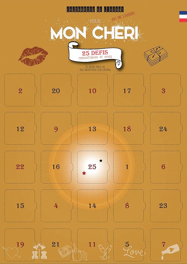 Calendrier de l’avent MON CHERI – 25 DEFIS à partager en couple