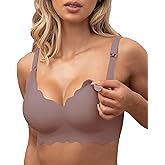 As Fairy Nursing Bras for Breastfeeding Wavy Seamless Comfort Maternity Bralette Wireless Pregnancy Sleep Bra with Support