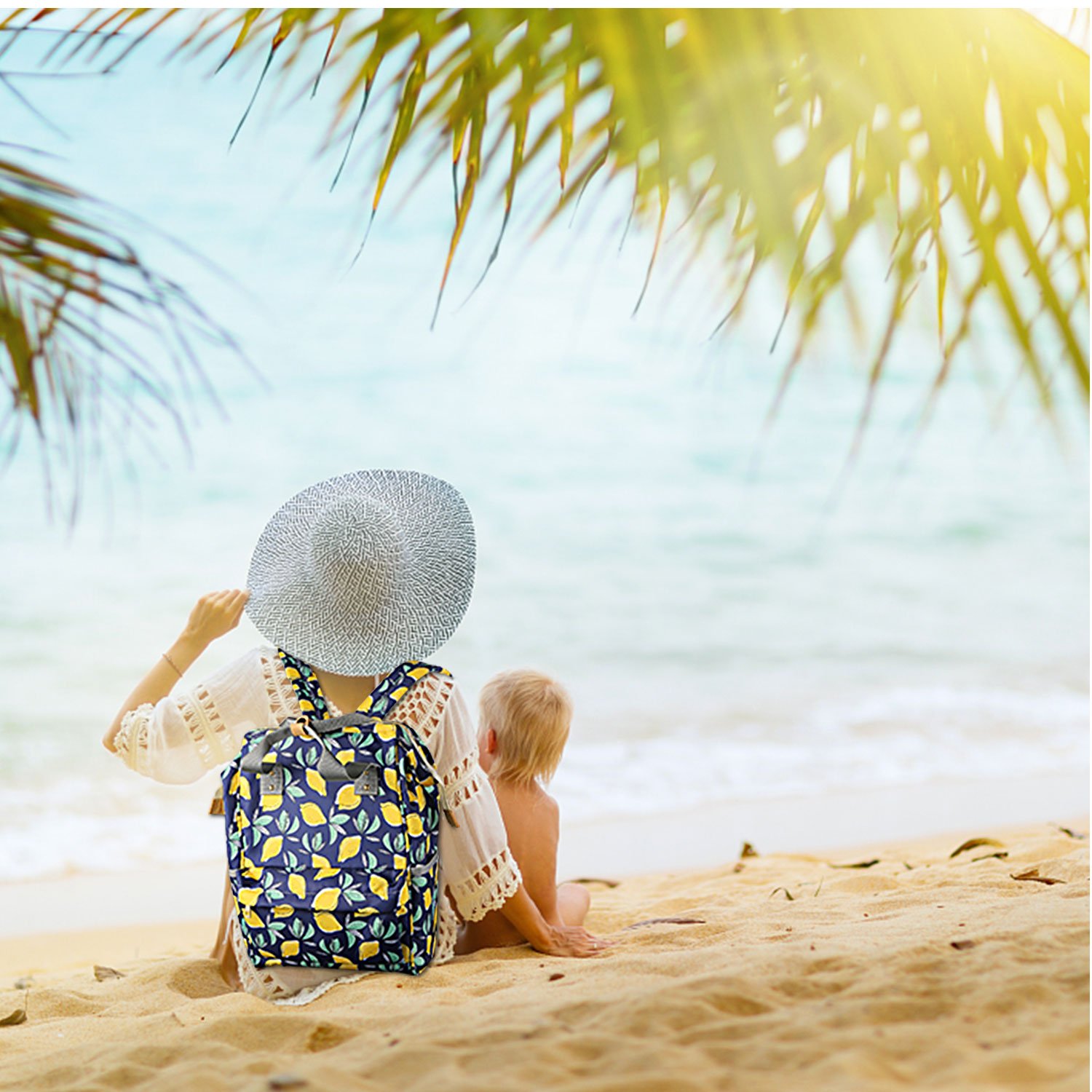 Diaper Bag Backpack, Cinsey Multi-Function Waterproof Travel Baby Bags with Insulated Pockets, Large Capacity, Stylish and Durable for Fashion Mom and Dad