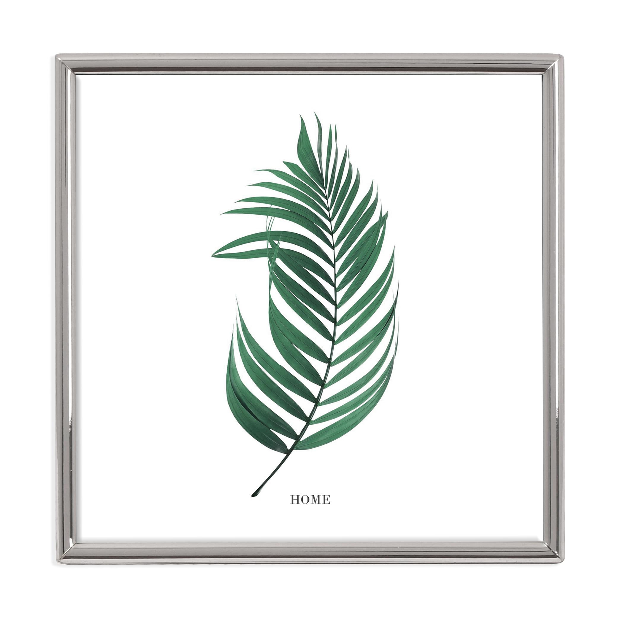 Inov8 Framing Tarnish Resistant Silver Plated Picture Frame - Thin Edge Design for 8x8 Inch(20x20cm) Photo