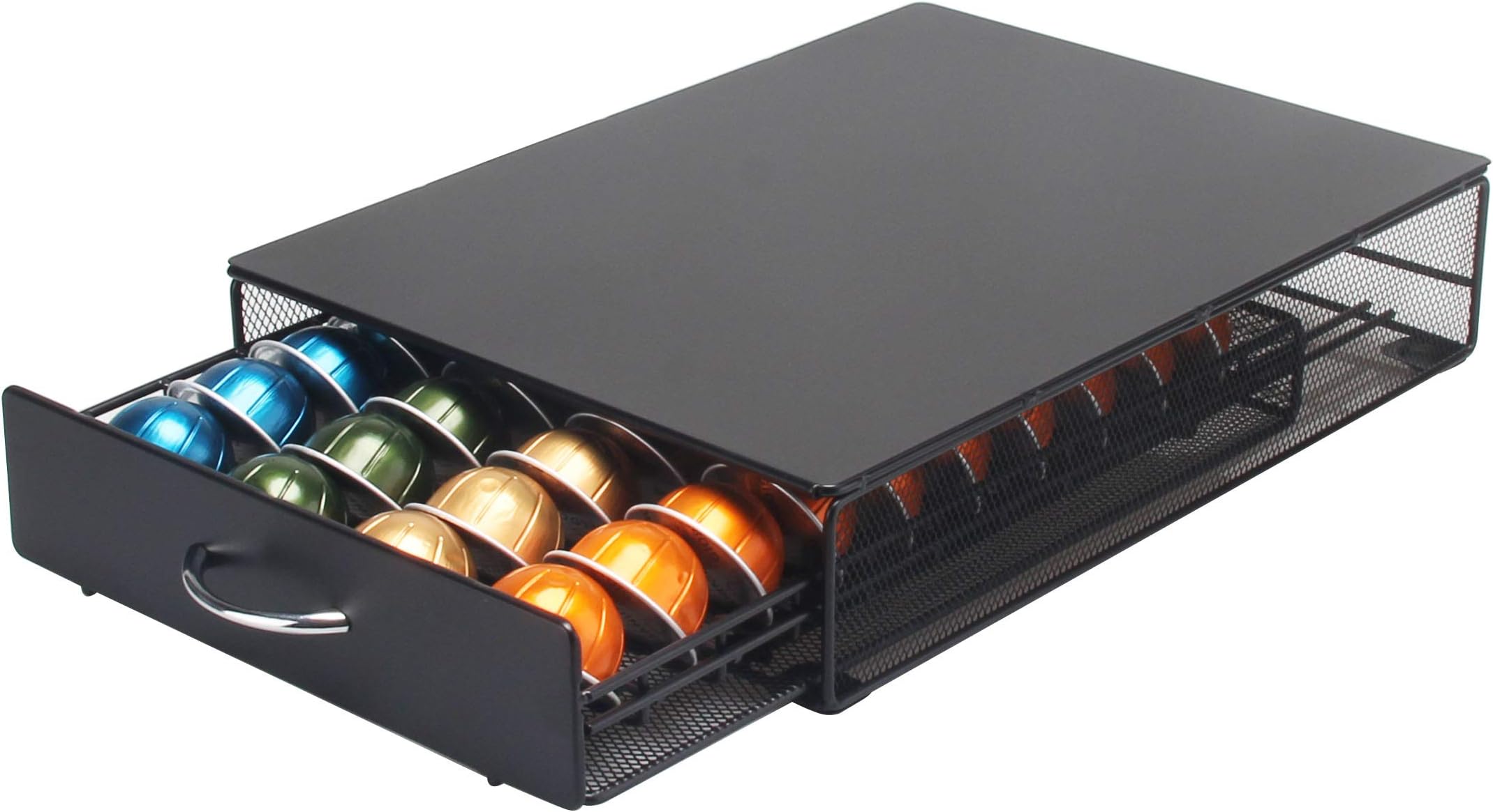 Capsule Storage Drawer For Nespresso Vertuoline Coffee Capsules/Storage Stand (40 Storage Capacity)