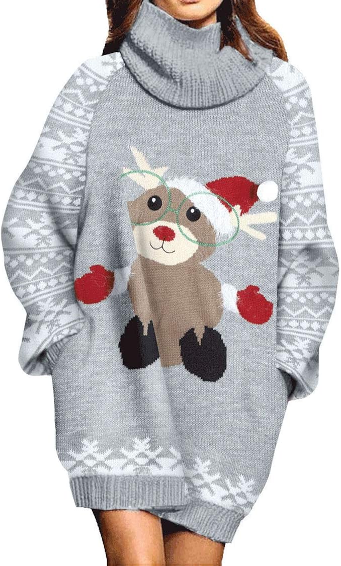 womens christmas turtleneck
