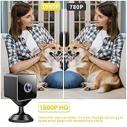 Mini Wireless Security Camera, Small Home WiFi