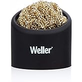 Weller Soldering Brass Sponge Tip Cleaner with Silicone Holder | WLACCBSH-02