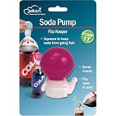 Jokari Soda Bottle Pump Pour Carbonation Fizz Keeper-colors may vary