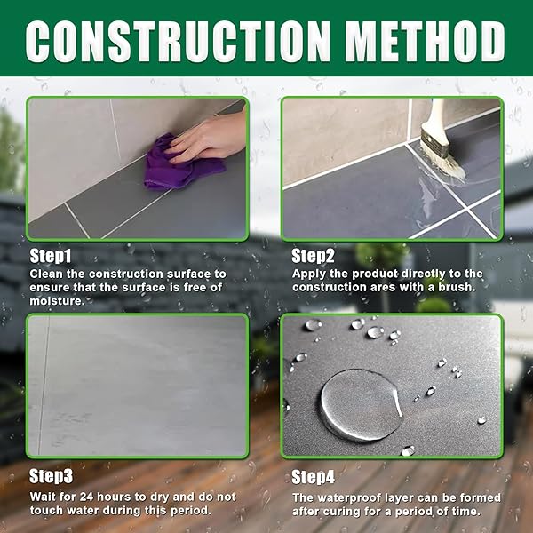 PAS DTS 35OZ/1000G INVISIBLE WATERPROOF AGENT, WATERPROOF ANTI-LEAKAGE AGENT, TRANSPARENT WATERPROOF INSULATING SEALANT, WATERPROOF SEALANT IS SUITABLE FOR BOTH INDOOR AND OUTDOOR USE