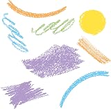 Paint Pop Chunky Chalk Sticks 24 Assorted Colours with Storage Tub view 7