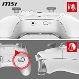 MSI Force GC300 Wireless White Gamepad with 2.4 GHz Bluetooth USB-C view 5