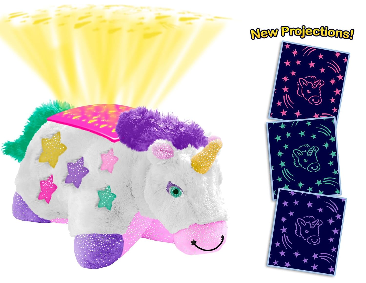Pillow Pets Dream Lites Star Unicorn Amazon In Home Kitchen