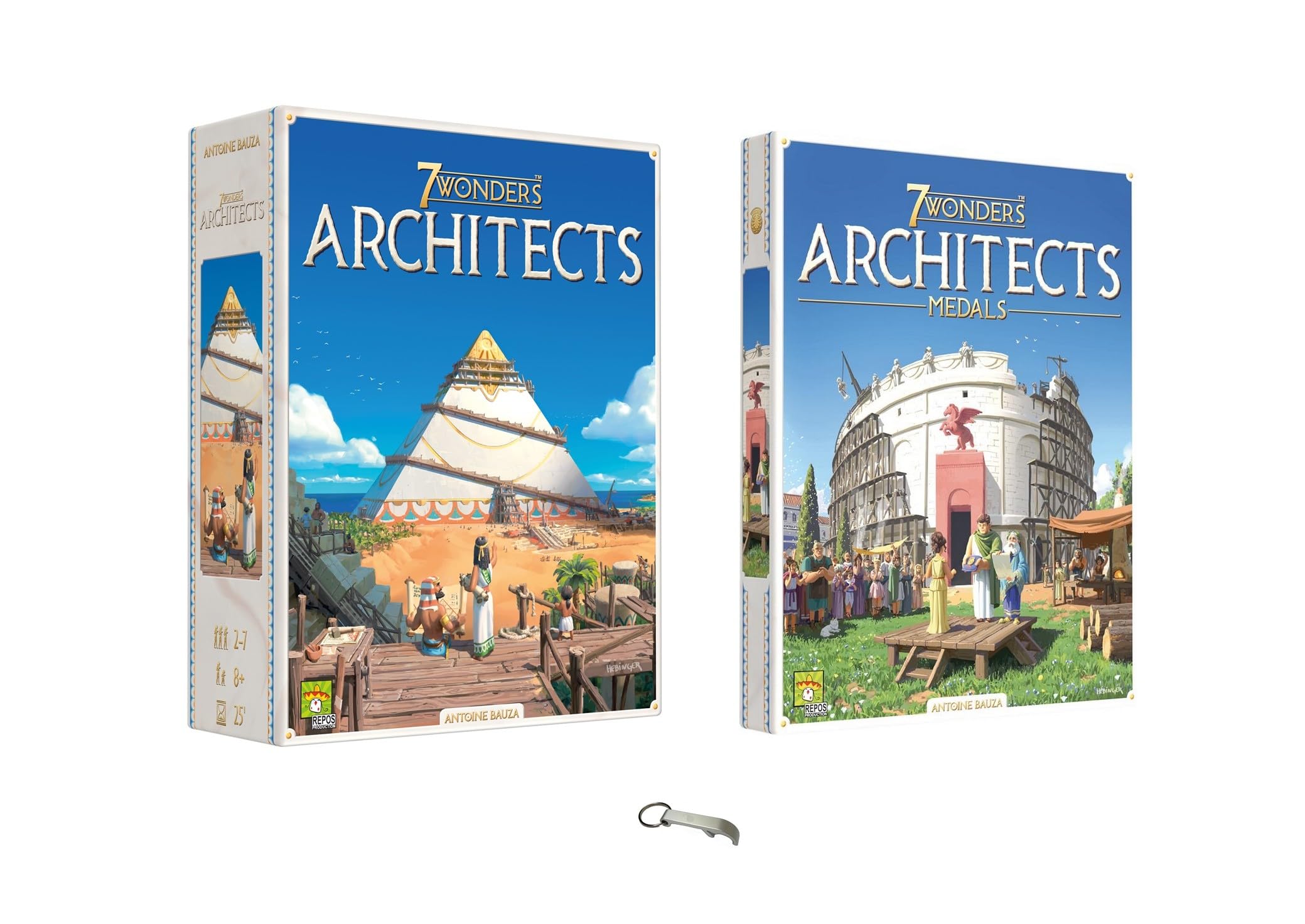 Blumie Shop Set of 7 Wonders Architects + Medals Extension French Version + 1 Blumie Decap (Architects + Medals)