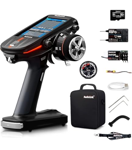 Amazon.com: Radiolink RC8X 8 Channels 2.4G RC Transmitter, 2*R8FG