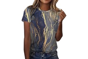 JRUUOJCIT Going out Tops for Women Sexy,Women's Dandelion Print T Shirts Cute Graphic Tees Short Sleeve Summer Cotton Tee Tops