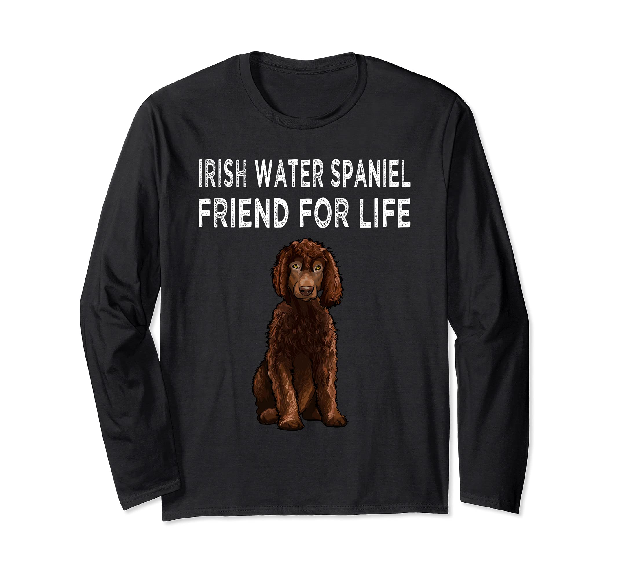 Irish Water Spaniel Friend For Life Dog Friendship Long Sleeve T-Shirt