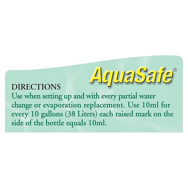 TETRAFAUNA AQUASAFE FOR REPTILES AND AMPHIBIANS 3.38 OZ, AQUA-TERRARIUM WATER CONDITIONER, MAKES TAP WATER SAFE