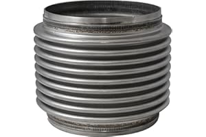 Verocious Motorsports Exhaust Flex Bellow w/Smooth Liner, 304 Stainless Steel - 4"