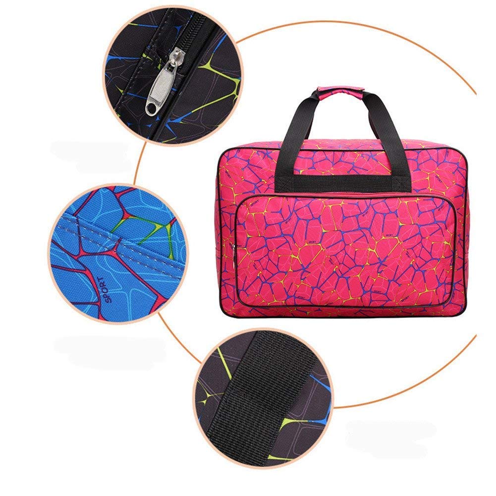 Sewing Machine Carrying Case Tote Bag, Nylon Carry Bag, Padded Storage Cover Carrying Case with Pockets and Handles, Suitable for Most Standard Singer, Brother, Janome