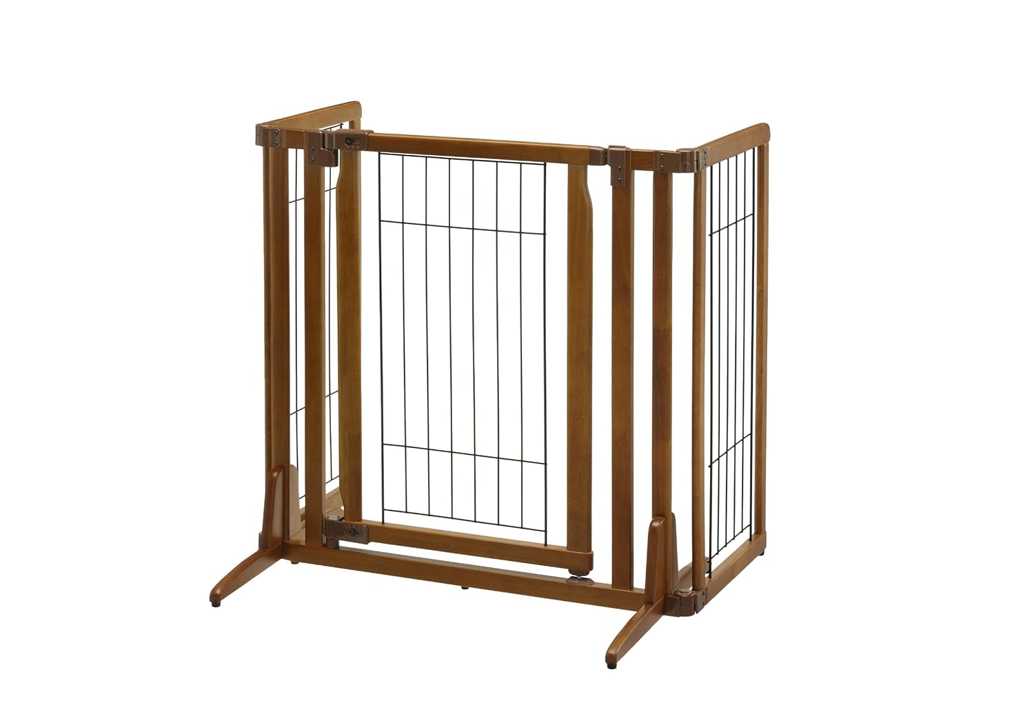 Richell Premium Plus Freestanding Pet Gate with Door : Pet Kennels : Pet Supplies