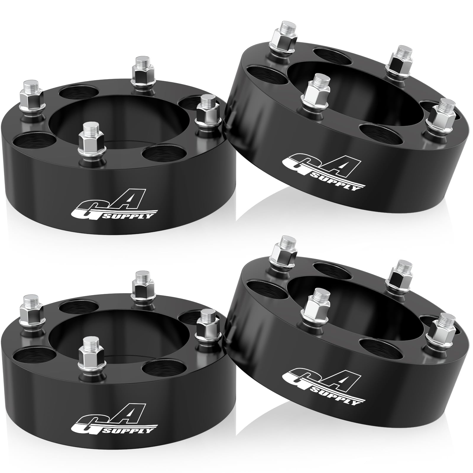 Photo 1 of GAsupply 2" 4x137 ATV Wheel Spacers 12x1.5 Studs Fit for Can-Am Maverick Honda 1000R 1000X 1000-3 1000-5, 4 Lug 4x137mm 50mm Wheel Spacer Black, 110mm Hub Bore, 4PCS