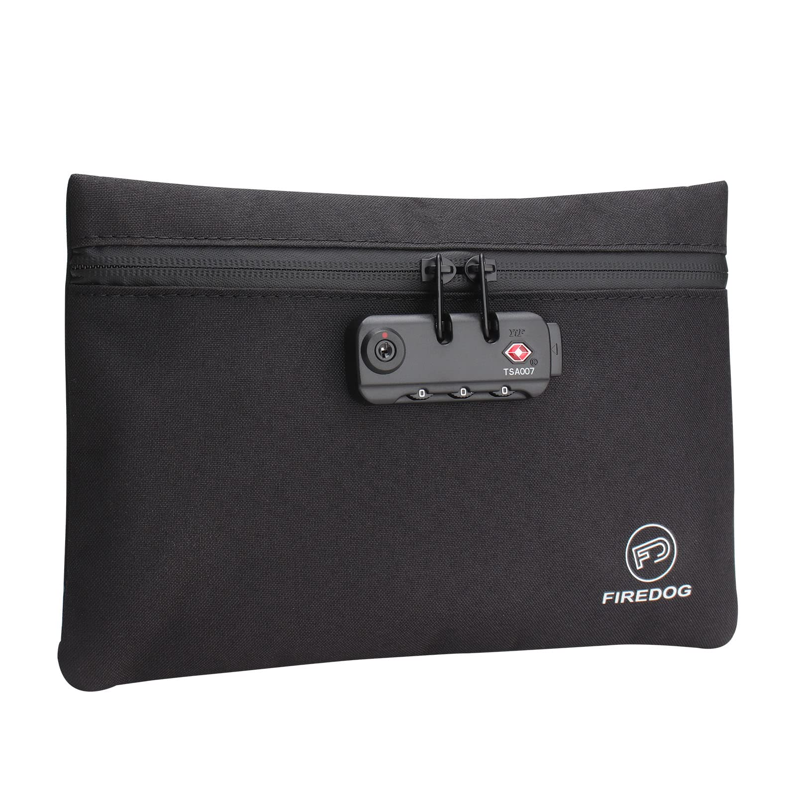 Firedog Smell Proof Bag with Lock, 6x9 Odor Proof Pouch Case Container for Travel Stash Storage, Black, Small, Portable Smell Proof Bag With Lock