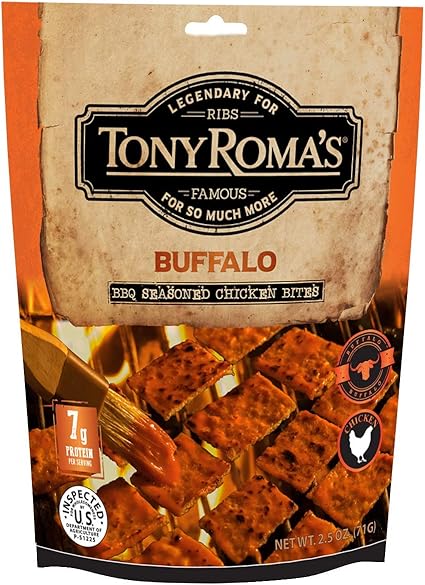 Tony Roma S Bbq Chicken Bites Buffalo 71 Grams Amazon Ca Grocery