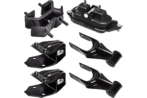 Rockplanet Engine Motor Mount and Transmission Mount Kit Compatible with 2006-2011 Chevy Impala, 2006-2007 Chevy Monte Carlo V6 3.5L, A2818 A5372 A2906 A5263