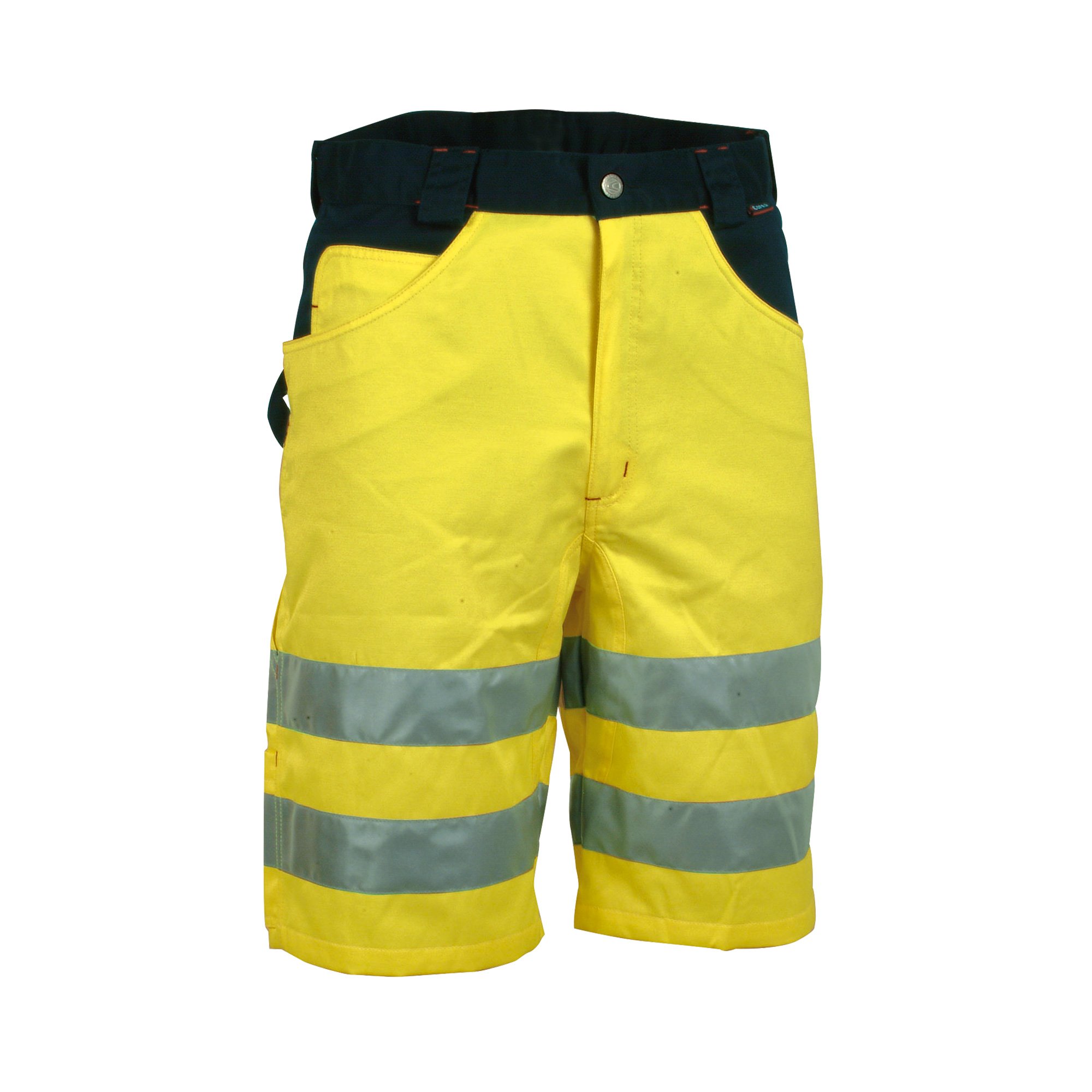 Cofra 'Visible' Warning Shorts High Visibility, Yellow / Navy, 40-00V07401-52