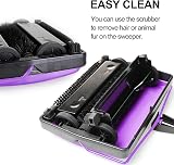Yocada Carpet Sweeper Cleaner for Low Carpets and Pets Hair Purple view 5