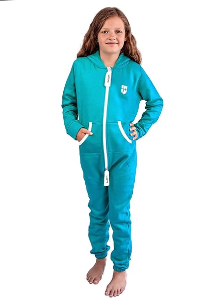 Gennadi Hoppe Kinder Jumpsuit Overall Jogger Trainingsanzug Mädchen Anzug Jungen Onesie